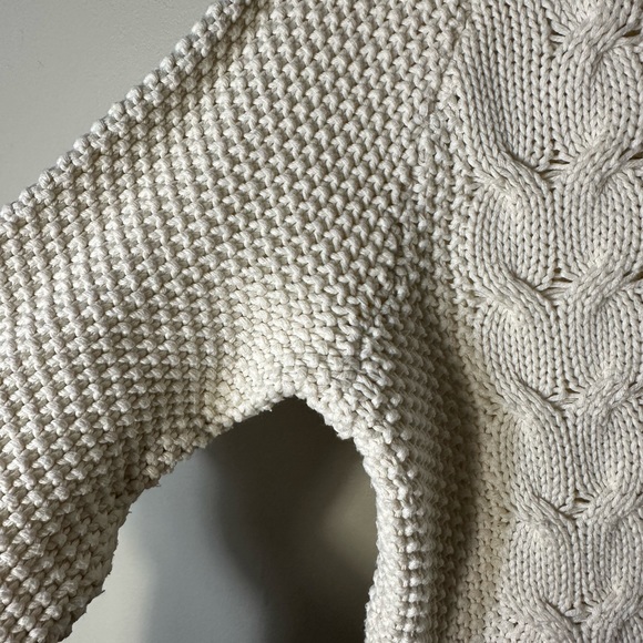 Cynthia Rowley Women’s Cream/Ivory Knitted Sweater- Large - Picture 10 of 12